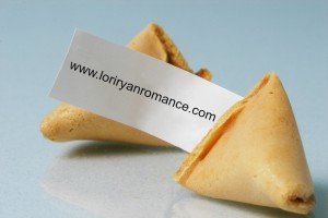 Cracked open fortune cookie with blank fortune